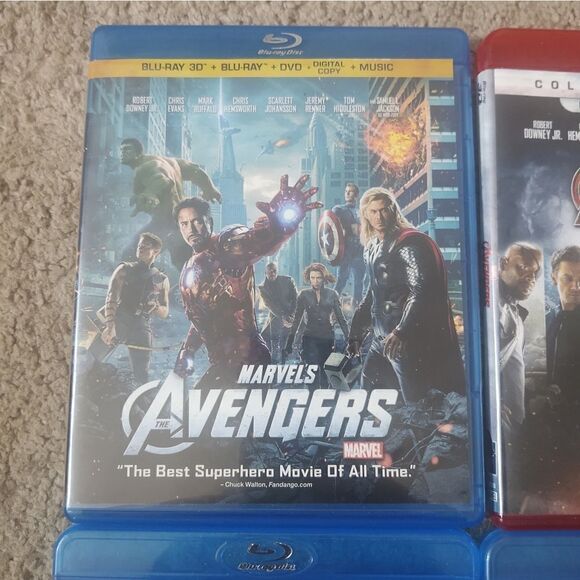 Marvel Blu-ray Lot PRE-OWNED - Picture 2 of 7